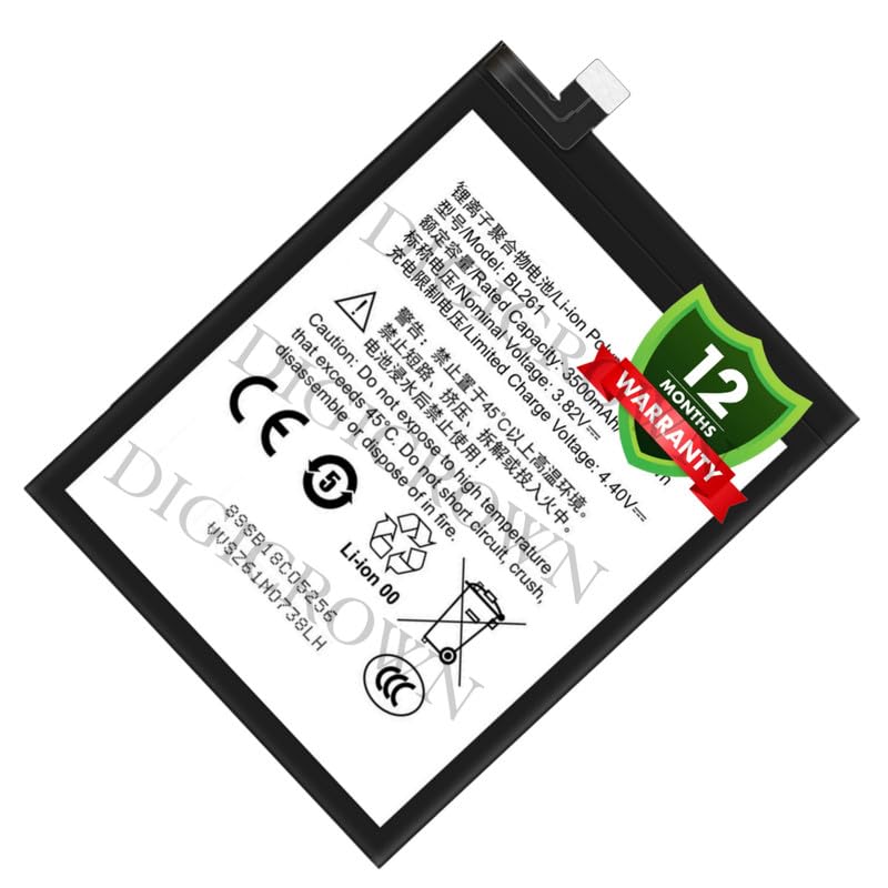 Image of Original BL261 Battery Compatible for Lenovo Vibe K5 Note (2016) (A7020a48, K52e78, A7020a40) | Lenovo Vibe K5 Note Pro - (3500mAh) - 1 Year Warranty (Not Compatible for Lenovo K5 Note (2018)