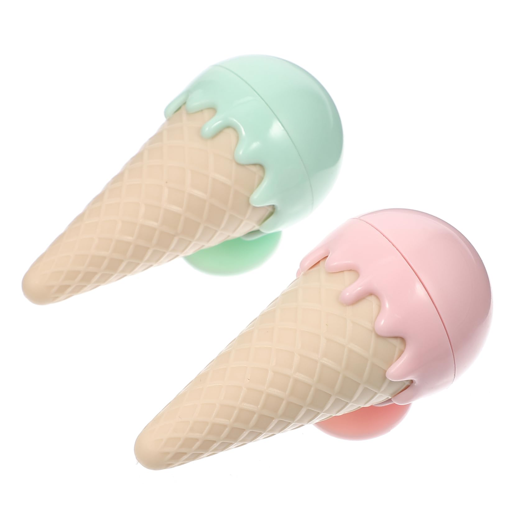 BESPORTBLE 2Pcs Adorable Catnip Ice Cream Balls for Cats Chew and Play Catnip Interactive Cat Playthings Natural Licking for Kittens