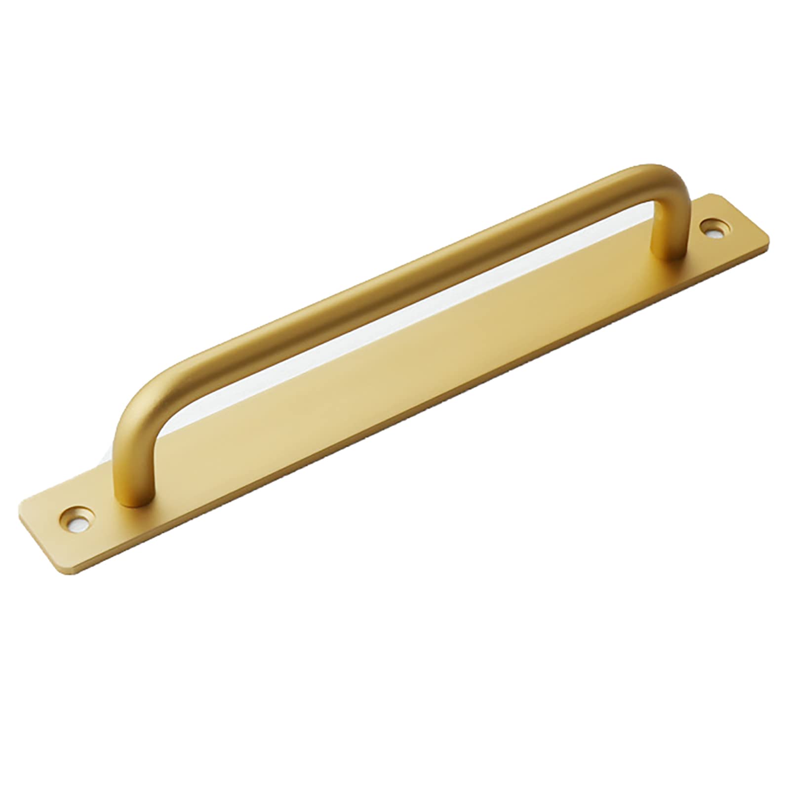 Heavy Duty Aluminum Alloy Pull and Flush Barn Door Handle - Modern Sliding Door Hardware(Gold,180mm)