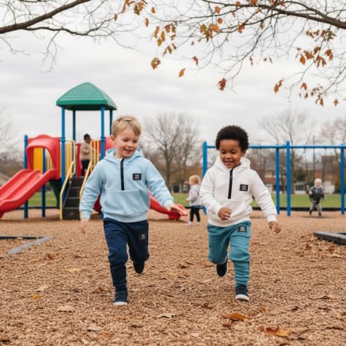 Image of YOUNGER STAR Toddler Baby Boy Girl Clothes Fall Winter Outfits Long Sleeve Hoodie Sweatshirt Sweat Pants Cotton Sweatsuits