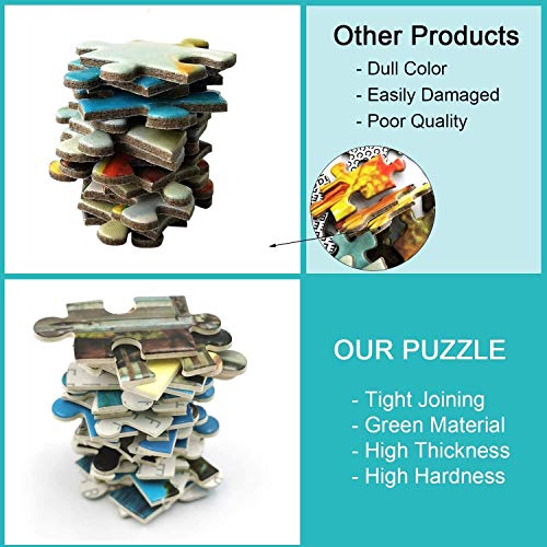 ZHENGJIANG Puzzle 1000 Teile, Puzzle für Erwachsene, Puzzle Erwachsene anspruchsvoll, Geschicklichkeitsspiel für die… – Bild 6