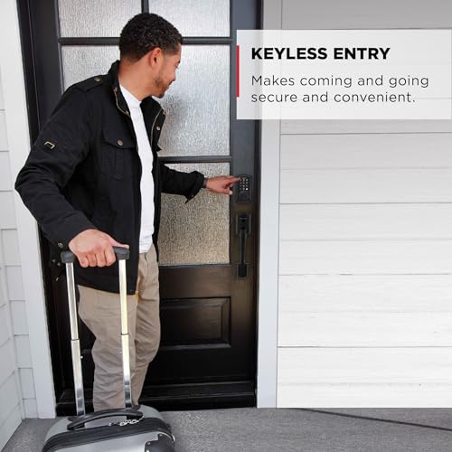 Kwikset SmartCode 270 Keyless Entry Electronic Touchpad Deadbolt Door Lock with Auto-Lock, Custom User Codes, Advanced Security in Matte Black Traditional - image 3