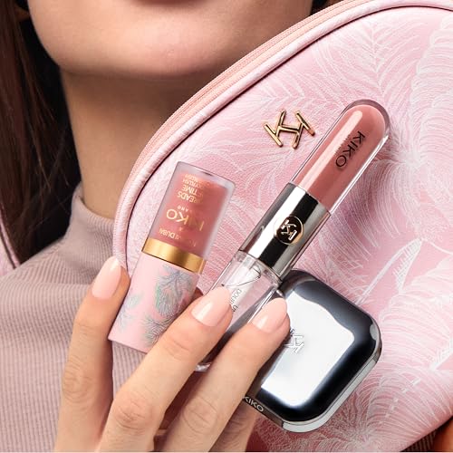 KIKO Milano Threads Of Time Lip To Cheek Make Up Kit, Make-upcadeauset: 2-in-1 lipstick en lipgloss, vloeibare blush en poederblush - Afbeelding 5