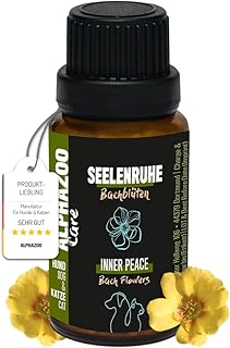 alphazoo Seelenruhe Anti-Stress Bachblüten für Hunde & Katzen 15g I Globuli Beruhigungstabletten gegen Hektik & Stress I Natürliches Beruhigungsmittel product image