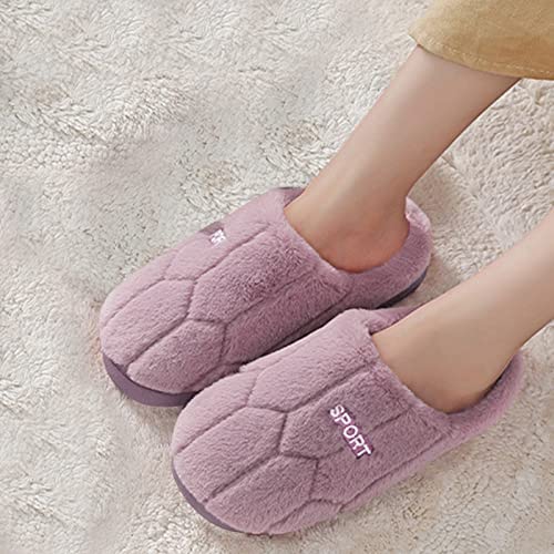 Slippers for Women & Men Warm Fuzzy Comfort Memory Foam House Slides Pillow Soft Winter Indoor Cozy Bedroom Shoes2