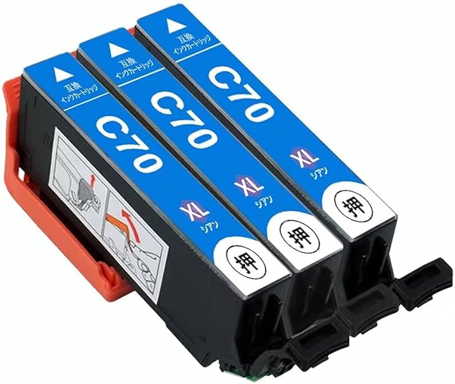 HP 70 インクカートリッジ 3個セット Amazon.co.jp: LxTek IC6CL70L 互換インクカートリッジ エプソン(Epson