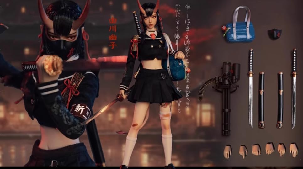 GDTOYS 鬼姬 由川优子 1/6 アクションフィギュア GD97011B Amazon.co.jp: [AC]GDTOYS 1/6 鬼姫第二弾 由川優子 GD97011B 可動