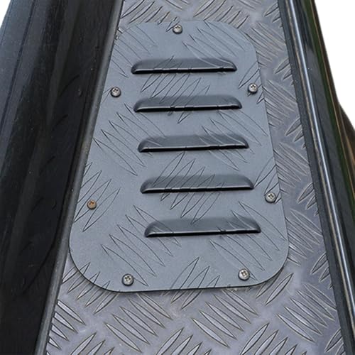 Cubierta de ventilación de capó de aluminio compatible con Land Rover Defender 2004-2018 6