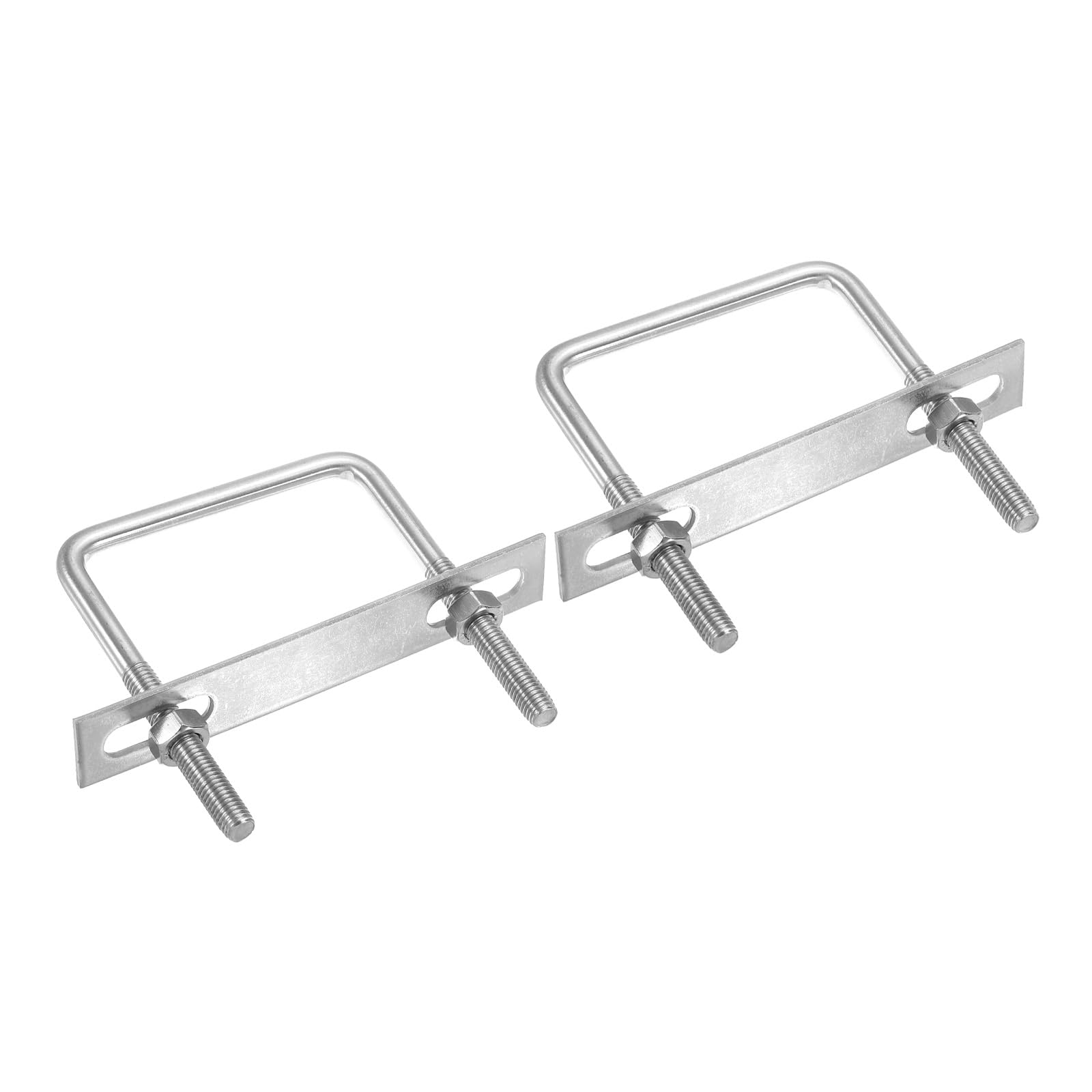 PATIKIL M10x90x120mm Square U-Bolts Kit