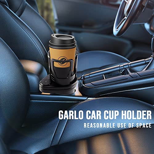 Portavasos ajustable para auto, negro carbono miniatura 4