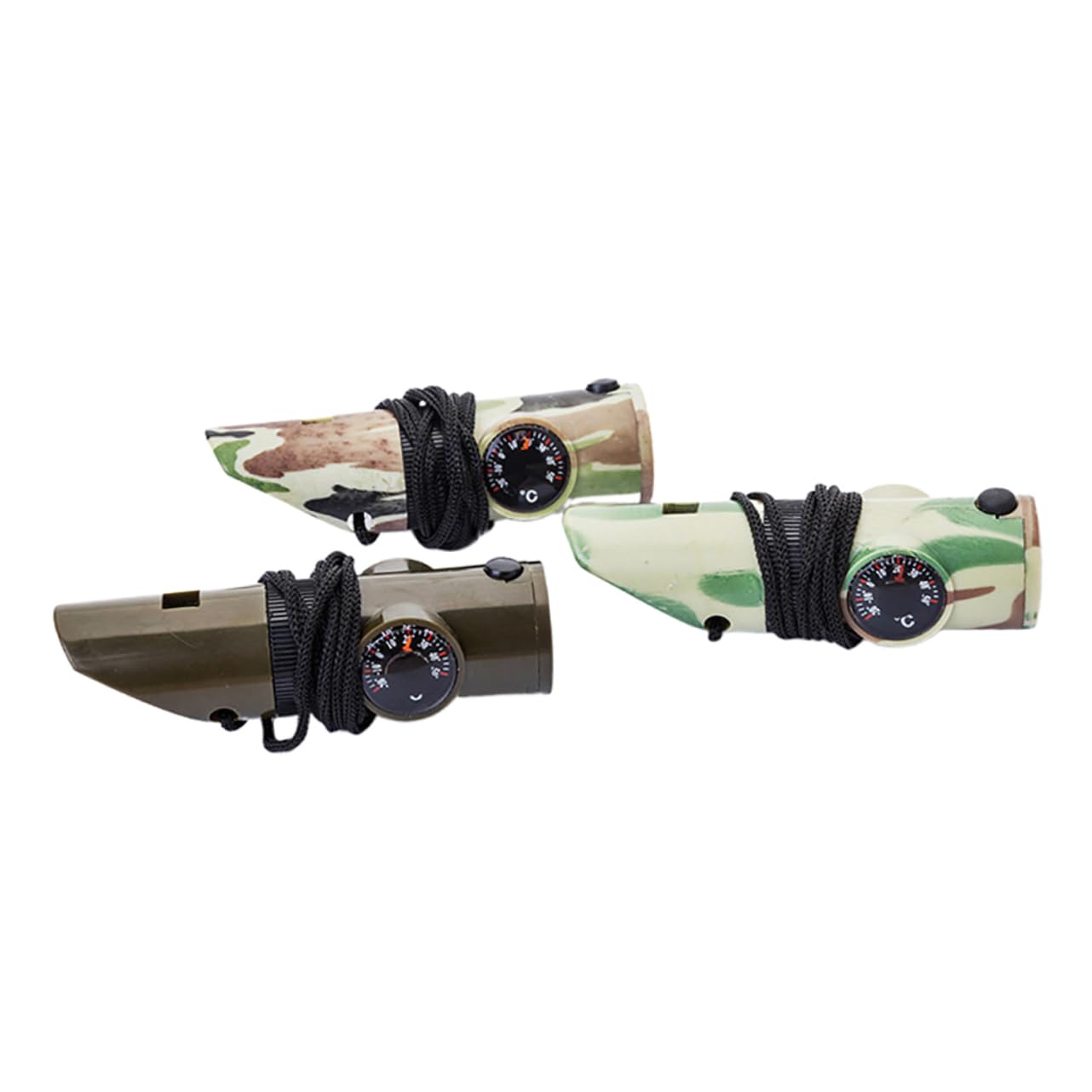 Sosoport Outdoor-überlebens Pfeife Pfeifen-Halskette Schiebepfeife Sicherheitspfeife Notfall Outdoor-multitools Notfall Pfeifen Notfall-überlebenspfeife Zelt Lichter Abs