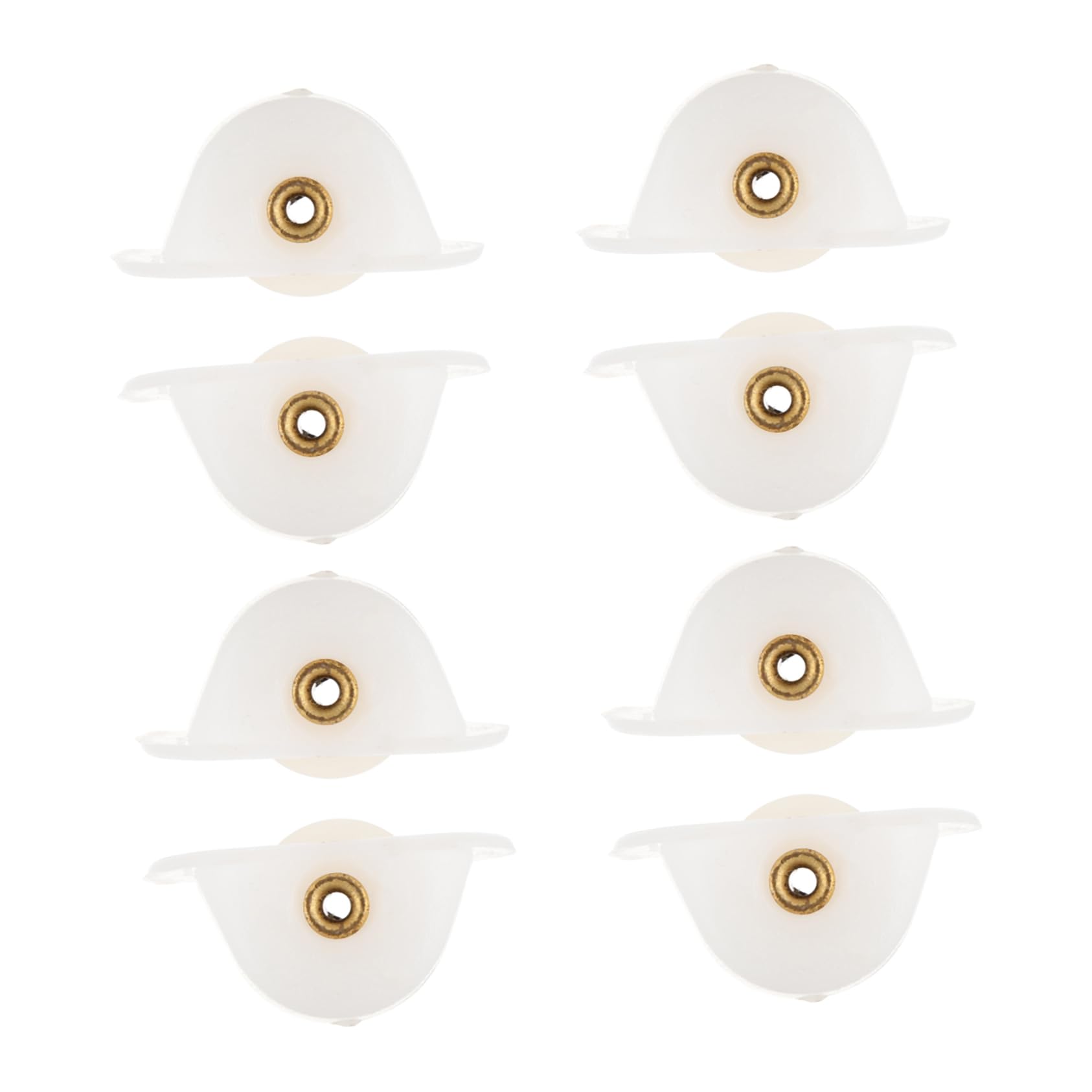 FUNOMOCYA Plastic Pulley Guide Roller 8pcs Sliding Door Furniture Refrigerator Wheel Easy Movement Floor Protection