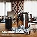 COLETTI Bozeman Percolator Coffee Pot — Camping Coffee Pot, Camping Coffee Makers – America’s Favorite Percolator – NO Aluminum or Plastic [12 cup]