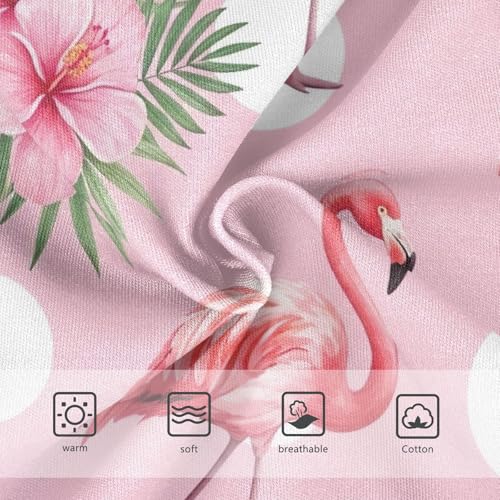 Toddler Briefs, Cute Flamingos Girls' Cotton Brief Underwear, 2–8 Years3