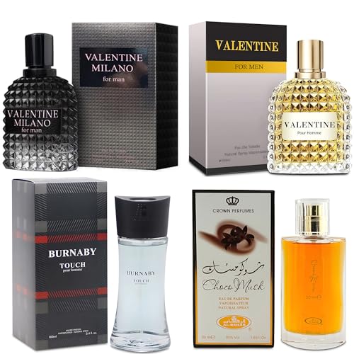 Men's Cologne Gift Set with 4 Signatures