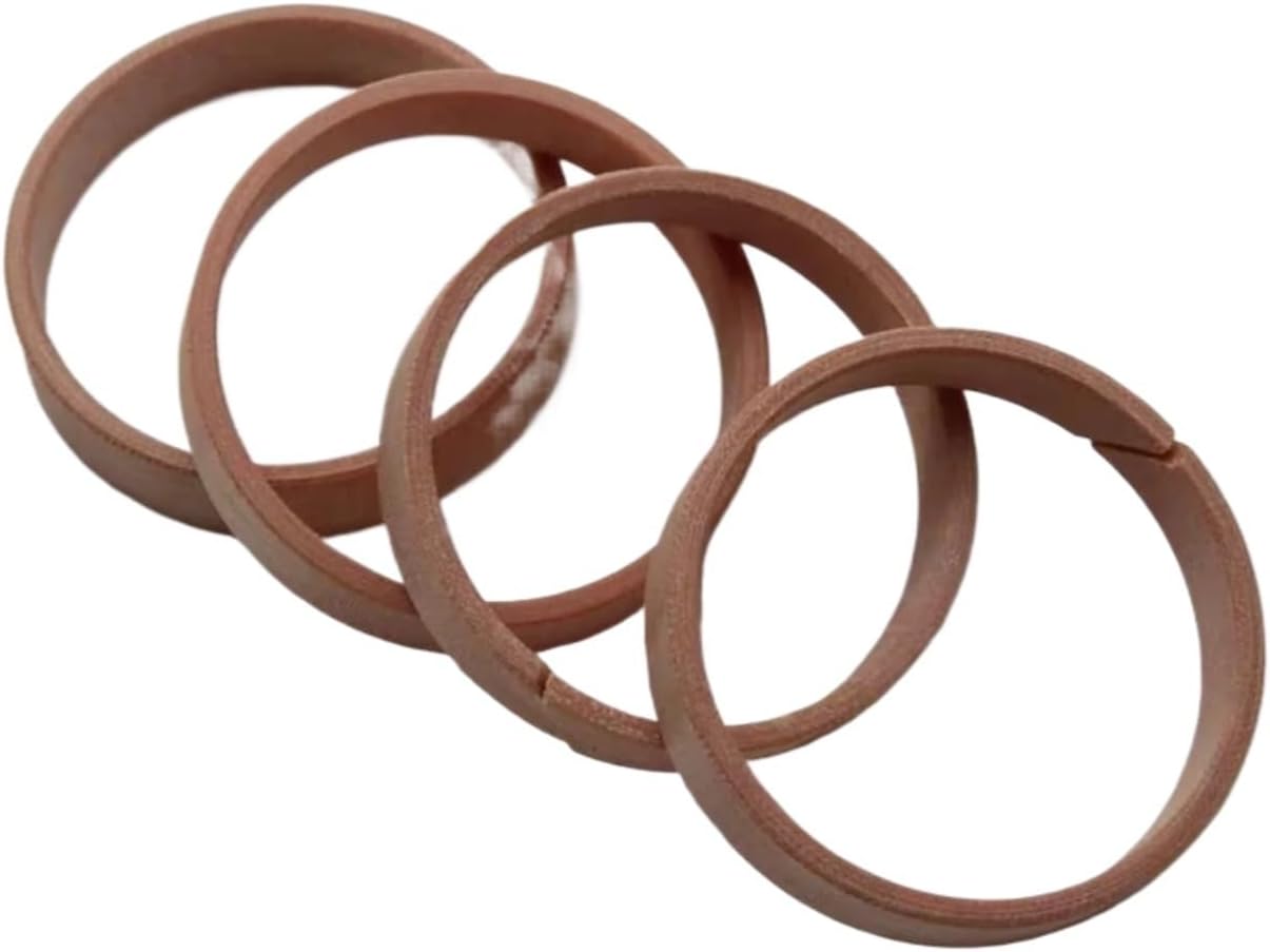 Compatible for Hydraulic Cylinders, 5pcs Clamp Cloth Guide Ring ID 30-60MM Oil Seal Support Ring Wear-Resistant(58x63x9.5mm)