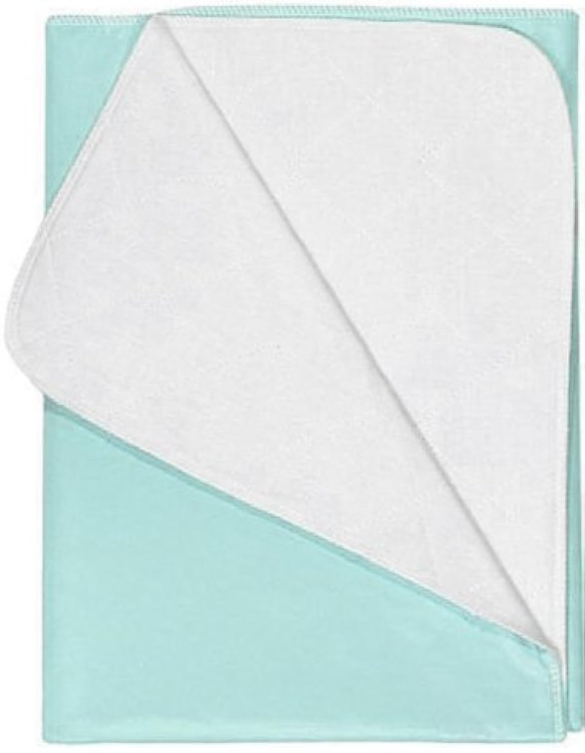 Nobles Washable Waterproof Mattress Sheet Protector Bed Underpad - Large 34 x 36 inches with 18 Tuck-Ins -