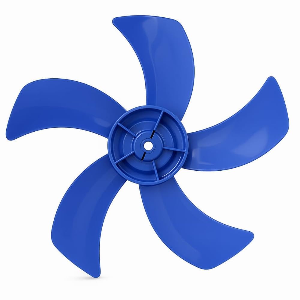 5 Blade Fan Replacement | 16 Inch (400mm Sweep) Multi-Colour Plastic Fan Blade for Table Fan, Wall Fan & Pedestal Fan | Durable, High Air Delivery, Easy Installation-picture-16