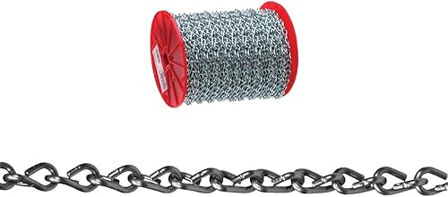 Campbell Cadena de herramientas Doble Jack Link #16 Brass Glo 200' por rollo