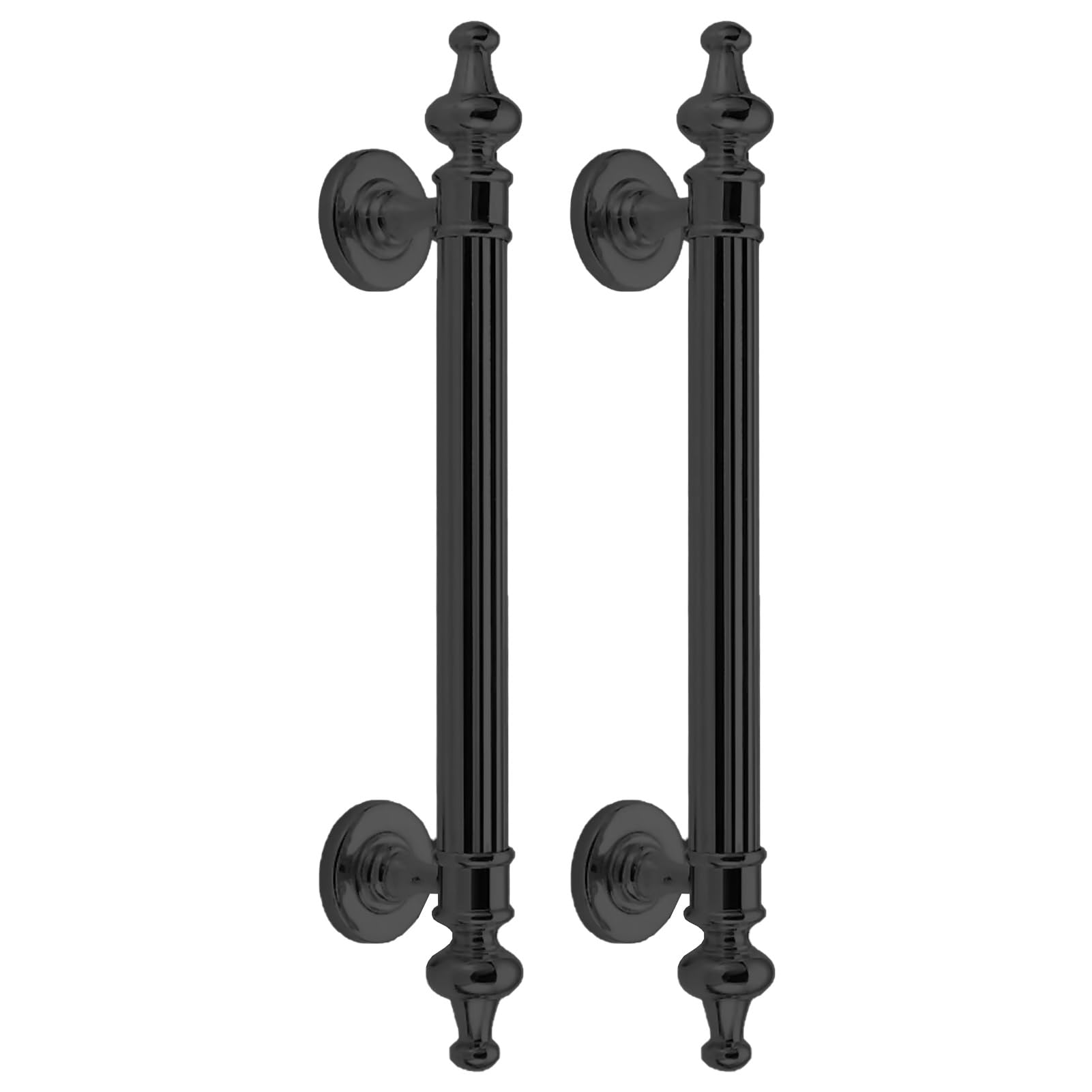Poignées porte coulissante antique en métal forgé robuste lot de 2