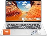 HP 17 inch Business Laptop, AMD Ryzen 5 7430U, 17.3' Full HD IPS Anti-Glare Display, AMD Radeon Graphics, 16 GB RAM, 512 GB SSD, Copilot in Windows, Wi-Fi 6, Windows 11 Pro, w/Accessories