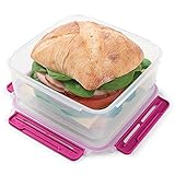 Rubbermaid LunchBlox Leak-Proof Entree Lunch Container, Small, 2.6 Cup, Beet Red 2000662
