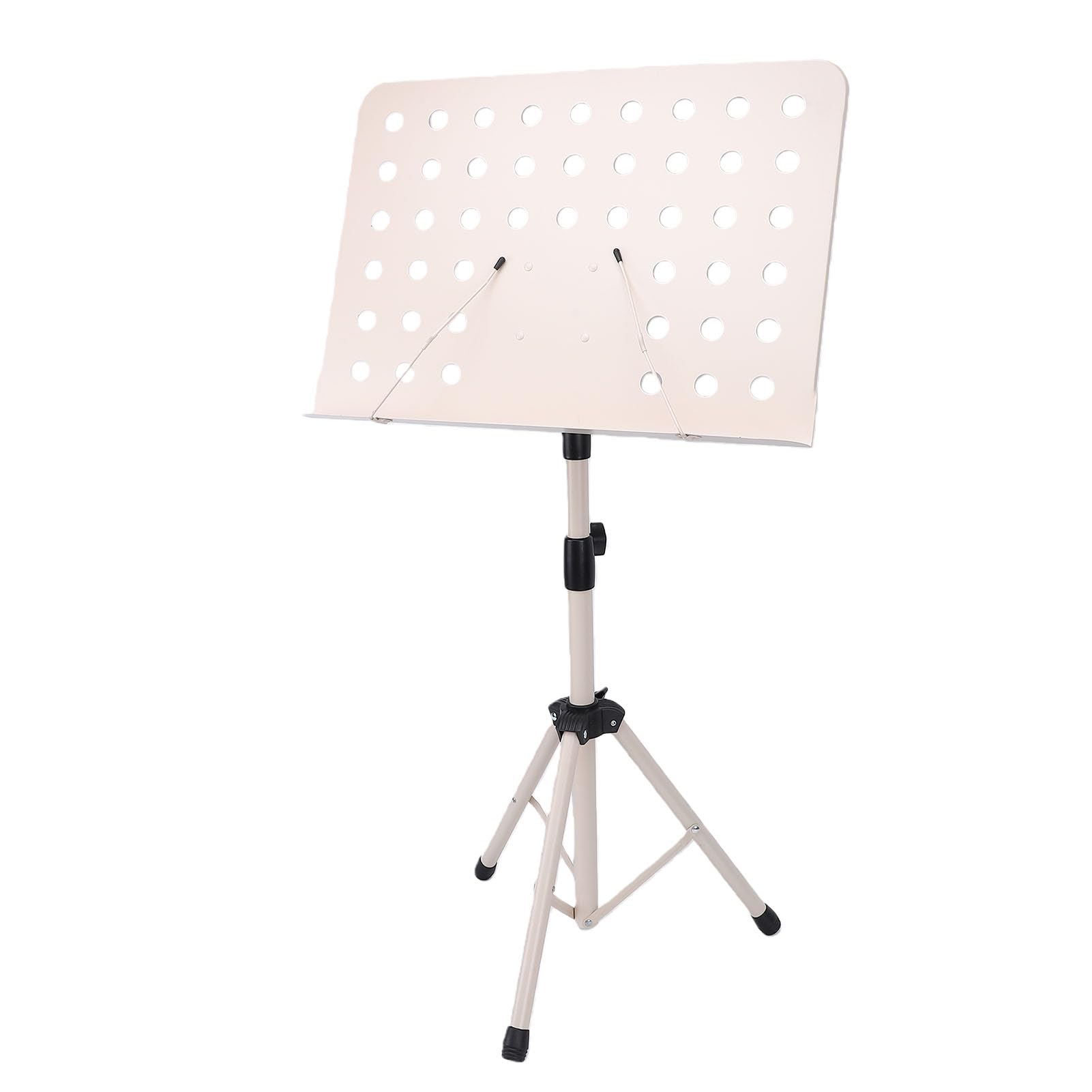 Karlak Leggio Regolabile per Spartiti e Tablet con Design Portatile per Viaggi e Scuola Beige 80-147,5 Cm