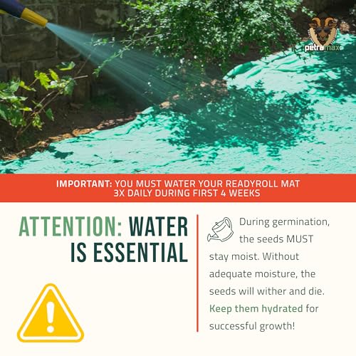 image for Petramax ReadyRoll Biodegradable Bermuda Grass Seed Mat for Southern L