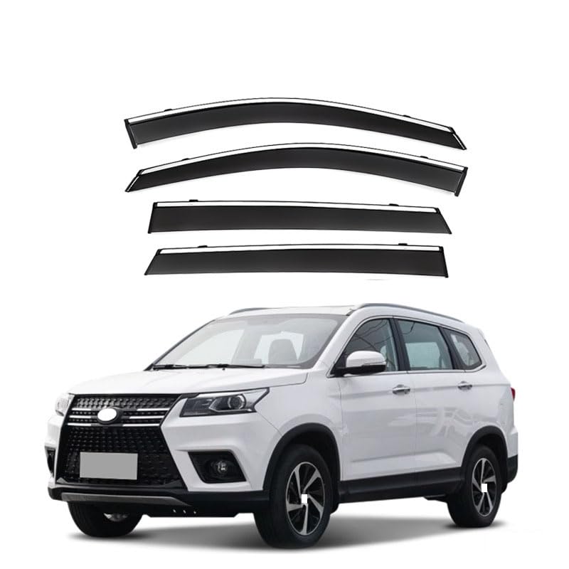 Déflecteurs de vent auto Huansu S7 2016-2019 pare-pluie pare-soleil vitres latérales