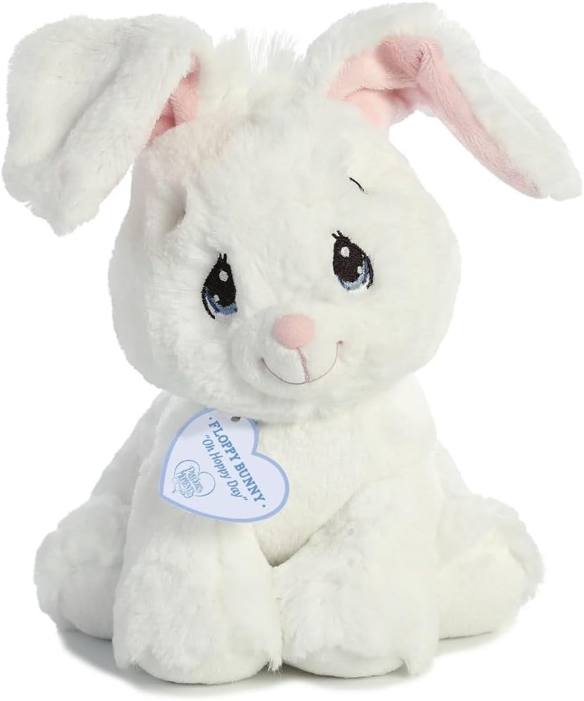 Precious Moments - 8.5" Floppy Bunny White - Small