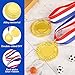 Kigeli 100 Pcs Blank Award Medals with Neck Ribbons Design Your Own Medals Kit Participation Trophy Metal Winner Award Prize for Kids Adults Sports School (Gold)