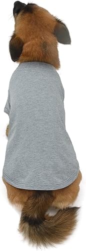 Miniatura 7 de Lovelonglong 2019 - Ropa para mascotas, Disfraces para Perro, Ropa Camisetas en blanco para Perros Grande Medianos Pequeños 100% Algodón 18 Colores,