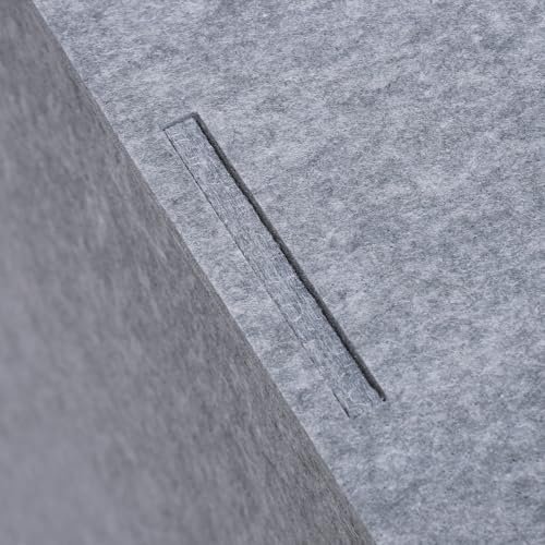 Desktop Soundproof Cover, Isolation Booth, Vocal Sound Absorbing Shield Square for Recording Studios, Control Rooms, Offices, Home Studios 31.4 * 31.4 * 31.4in (Purple+Gray) miniatura 5