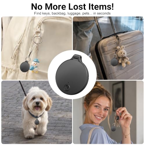 Bluetooth Tracking Tags (iOS Only) 4 Pack, Compatible with Apple Find My - image 9