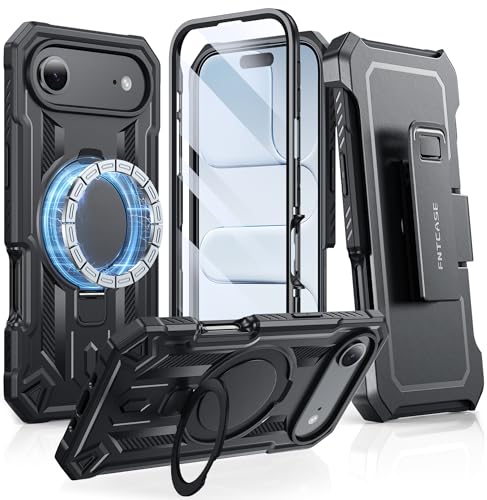 Coque rigide FNTCASE anti-chute pour iPhone 17 Air contre les bris d'écran