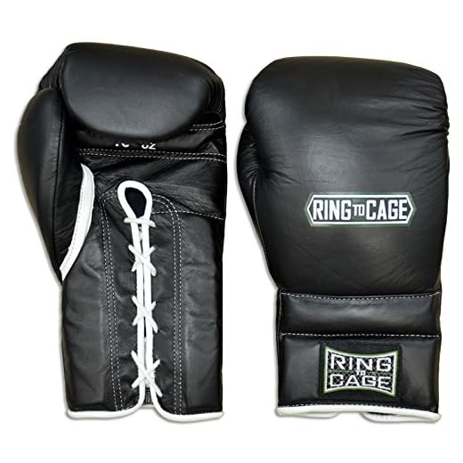 Japanese Style Training Boxing Gloves 2.0 - Hook&Loop or Lace-Up - 12oz, 14oz, 16oz, 18oz - 9 Colors to Choose (Black, 18oz Lace-up)