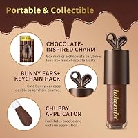 Petansy High-Shine Lip Plumping Gloss, Moisturizing Lip Oil Gloss, Chocolate Lip Glaze, Non-Sticky Lip Gloss, Hydrates & Creates Fuller Lips Make Up — image 2