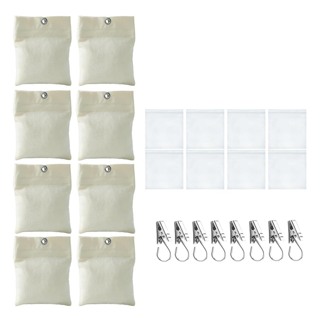 CTRLZS 8 Pack Outdoor Curtain Weights, 15oz Outdoor Curtain Sandbag Drapery Weights Bottom