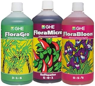 GHE SW Flora GRO, Bloom & Micro 1L
