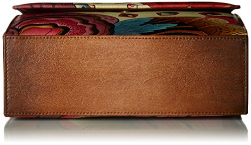 Anna by Anuschka Hand Painted Leather Women's Flap Crossbody Organizer4