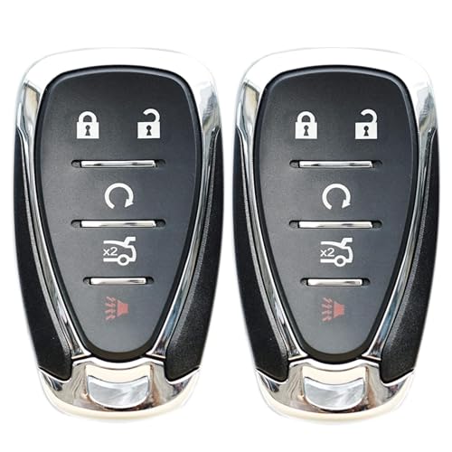 MechanMagic Key Fob Replacement Fits for Chevrolet Malibu Camaro 2016 2017 2018 2019 2020 2021 Cruze 2016-2019 Smart Proximity Keyless Entry Remote Control HYQ4EA 13529662 13590048 433 Mhz (Pack of 2)