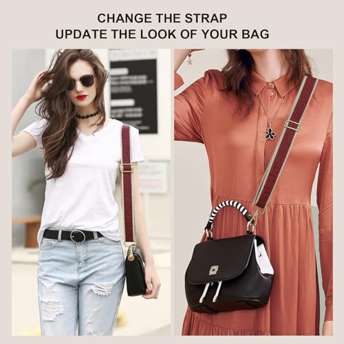 Image of Long Keeper Purse Strap Wide 3.8cm Shoulder Strap Crossbody Bag Strap Replacement Adjustable Guitar Straps for Women Handbags