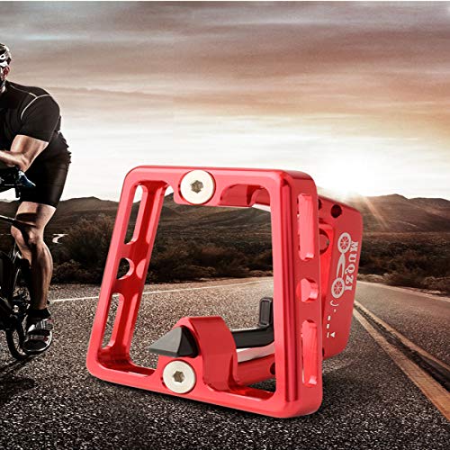 Acessório de bicicleta, Andoer Suporte de suporte frontal para bicicleta em liga de alumínio Suporte