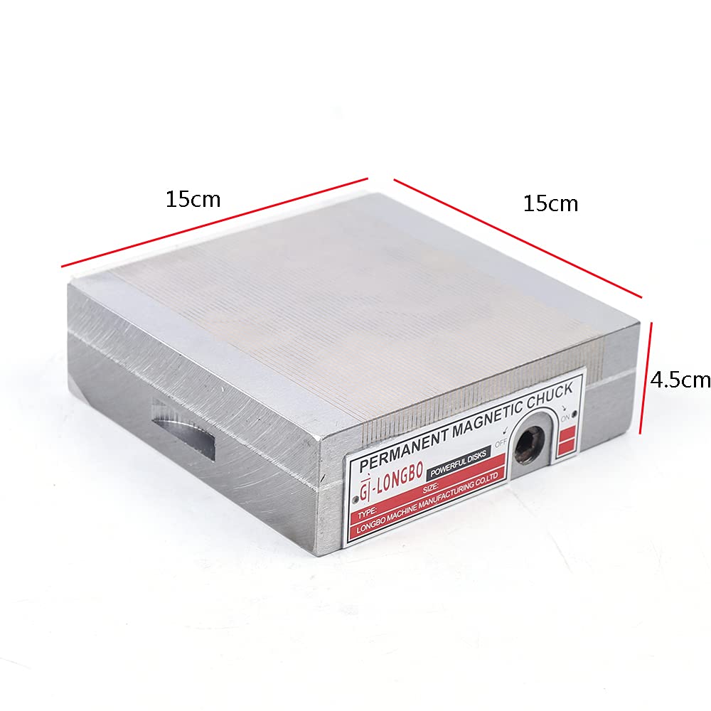 Magnetspannplatte 150x150 Mm – Permanente Magnetfutter Für Schleifmaschinen, Tischbohrmaschinen & EDM