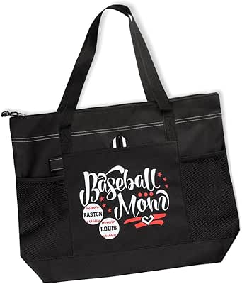 Amazon: Personalized Baseball & Softball Tote Bag for Women