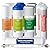 iSpring F10KU 1-Year Replacement Supply Filter Cartridge Pack Set for 7-Stage Alkaline Mineral UV Reverse Osmosis RO Systems, 10 Piece, White