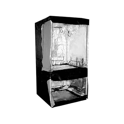 Chambre de culture - Dual Grow tent - 100x100x200cm - Black Silver