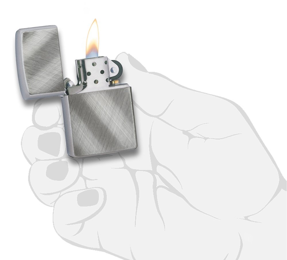 Amazon.com: Zippo ZO28182 Diagonal Weave Lighter : Health & Household