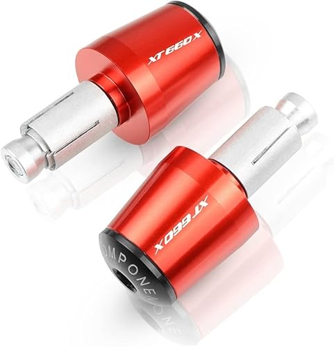Contrapeso motocicleta 78 "0.866 in aluminio manillar Grips tapa manija barra extremos tapones cubierta para Yamaha XT660X XT660 XT 660X 2004-2017