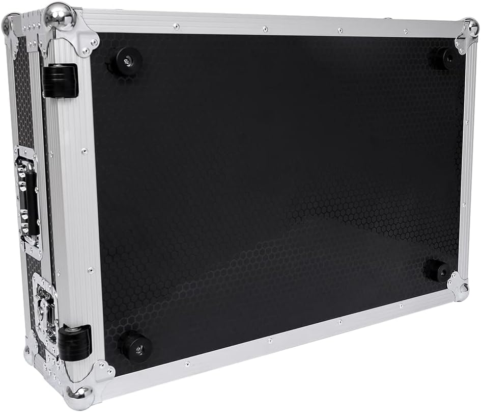 Headliner Flight Case Compatible with Pioneer DJ DDJ-FLX10 with Laptop Platform & Wheels